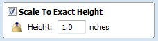 Scale to Exact Height